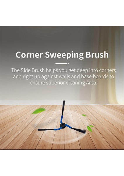 Samsung VC-RM72VR/VC-RM84V/VR1OF71UCAC/VC-RL87V Robot Süpürge Yan Fırçaları Temizleme Parçaları Için 2 Çift (Yurt Dışından) fiyatları