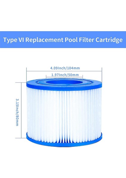 Adet Havuz Filtreleri Kartuşları Tip S1 Intex Purespa Için Uyumlu, Sıcak Küvet Filtre Kartuşu Yüzme Havuzu Spa Filtresi (Yurt Dışından) indirimleri