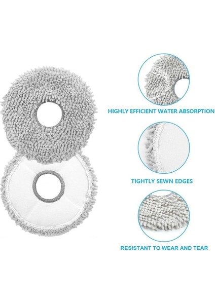 Dreame L10 Ultra / L10S Pro Elektrikli Süpürge Parçaları Için Paspas Bezi Pedleri (Yurt Dışından) modelleri