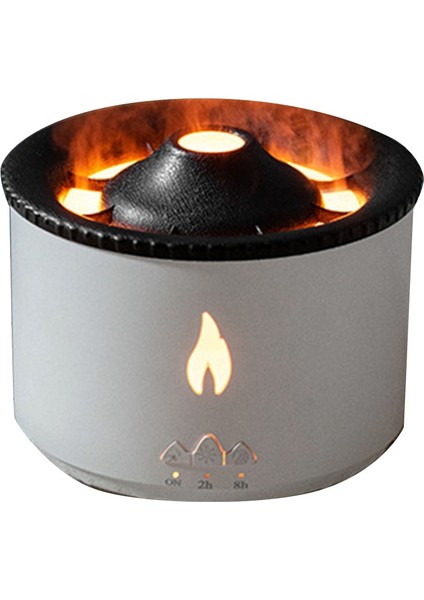 Masaüstü Hava Nemlendirici Elektrikli Aroma Esansiyel Yağ Difüzörü Alev Lambası Patlama Koku Makinesi Abd Fişi (Yurt Dışından)