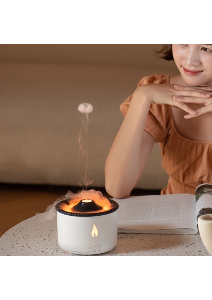 Masaüstü Hava Nemlendirici Elektrikli Aroma Esansiyel Yağ Difüzörü Alev Lambası Patlama Koku Makinesi Abd Fişi (Yurt Dışından) indirimleri