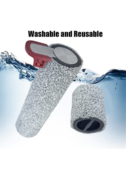 Midea X11/X11PRO/GX7 Zemin Fırçalama Makinesi Aksesuarları Yedek Rulo Fırça Seti Için Rulo Fırça ve Hepa Filtresi (Yurt Dışından) modelleri