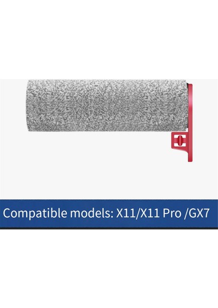Midea X11/X11PRO/GX7 Zemin Fırçalama Makinesi Aksesuarları Yedek Rulo Fırça Seti Için Rulo Fırça ve Hepa Filtresi (Yurt Dışından) fırsatları