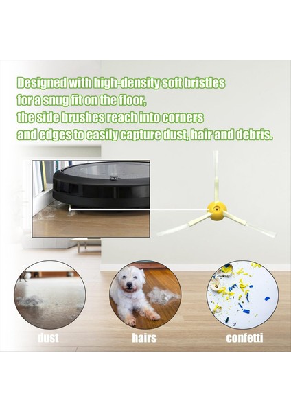Irobot Roomba 500, 600, 700 Serisi Için Yan Fırça Değişimi (Yurt Dışından) indirimleri