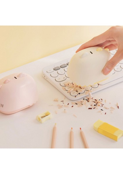 Mini Elektrikli Süpürge Masası Masa Toz Vakum Taşınabilir Kırıntı Toz Süpürgesi Ev Ofis Için Kağıt Toz Toplama (Pembe) (Yurt Dışından) fırsatları