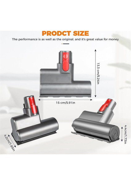 Dyson V15 V11 V10 V8 V7 Elektrikli Süpürge Için Mini Motorhead Elektrikli Süpürge Ataşmanı Motorlu Alet Fırça Başlığı Değişimi (Yurt Dışından) fiyatları