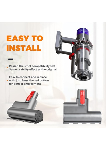 Dyson V15 V11 V10 V8 V7 Elektrikli Süpürge Için Mini Motorhead Elektrikli Süpürge Ataşmanı Motorlu Alet Fırça Başlığı Değişimi (Yurt Dışından) fırsatları