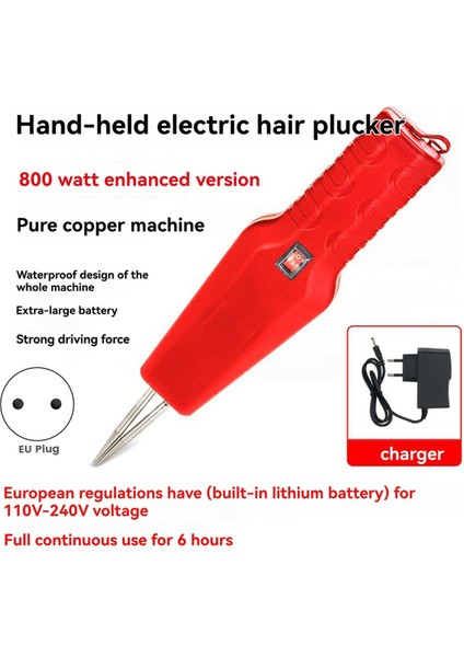 Elektrikli Kümes Hayvanı Tüy Yolma Makinesi Elde Taşınabilir Tavuk Tüy Yolma Makinesi Tavuk, Kuş, Ördek, Hindi Kırmızı Ab Fişi (Yurt Dışından) indirimleri