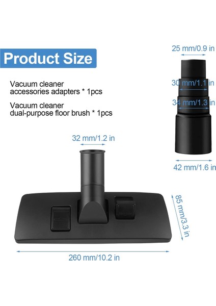 Üniversal Elektrikli Süpürge FIRÇASI,32MM Adaptörlü Kombinasyon Fırçası,elektrikli Süpürge Aksesuarları,elektrikli Süpürge Başlığı (Yurt Dışından) fiyatları