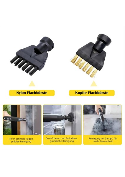 Karcher Buharlı Temizleyiciler Sc1, Sc2, Sc3, Sc4 Için 10 Parçalı Aksesuar Seti (Yurt Dışından) fırsatları