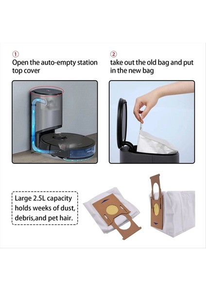 Ecovacs Deebot T9 T9 Aıvı Ozmo T8 Aıvı T8 Max T8 Serisi Için Toz Torbası (Yurt Dışından) fırsatları