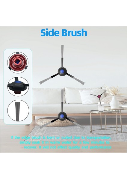 Ecovacs Deebot T30S/T30S Combo Robot Süpürge Fırça Filtreleri Için Yedek Parça Aksesuar Kiti (Yurt Dışından) fiyatları