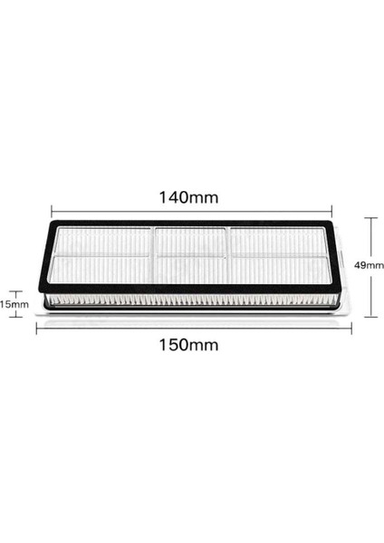 21 Adet Aksesuarları Kiti Xiaomi Mijia 2c STYTJ03ZHM Elektrikli Süpürge Ana Yan Fırça Filtre Paspas Bezi Yedek Parçalar (Yurt Dışından)