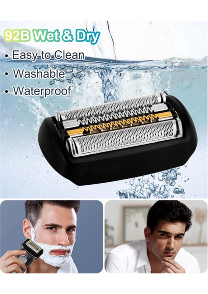 Braun 9 Serisi Folyo Tıraş Makinesi 9040S, 9080CC, 9093S, 9095CC, 9240S, 9242S, 9260S, 9280CC Için 92B Yedek Tıraş Makinesi Başlığı (Yurt Dışından) fiyatları