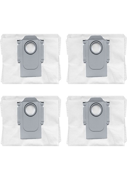 4 Pcs Süpürgesi Toz Torbası Yedek Aksesuarlar Roborock S8 S8 + S8 Pro G20 Yedek Toz Torbası (Yurt Dışından)