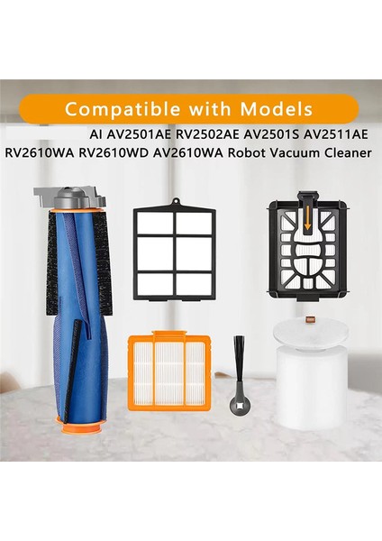 Shark AV2501AE RV2502AE AV2501S AV2511AE RV2610WA AV2610WA Aı Robot Vakum Aksesuarları Kiti Için Yedek Parçalar (Yurt Dışından) fırsatları