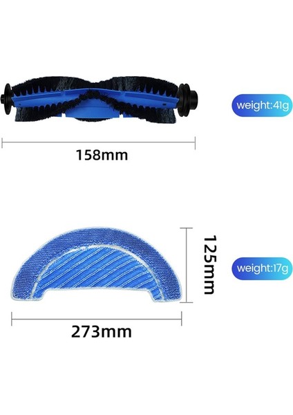 Robot Süpürge Hepa Filtre Ana Yan Fırça Paspas Bezi Yedek Parça (Yurt Dışından) fırsatları