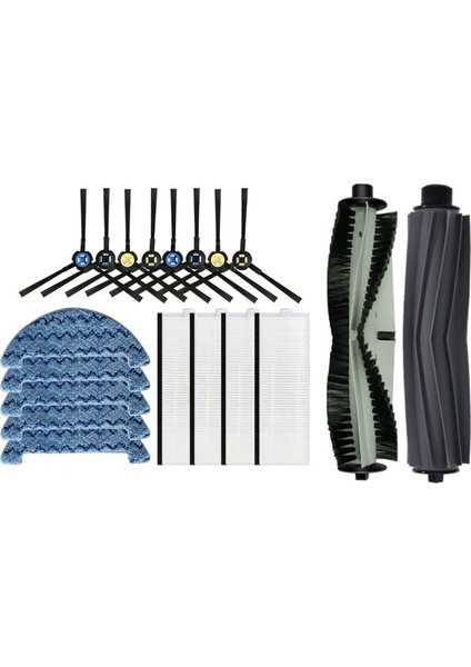 19 Adet Aksesuarları Kiti Ilife A7 A9S X785 X750 X800 Robotlu Süpürge Paspas Bezi Hepa Filtre Ana Yan Fırça (Yurt Dışından) fiyatları
