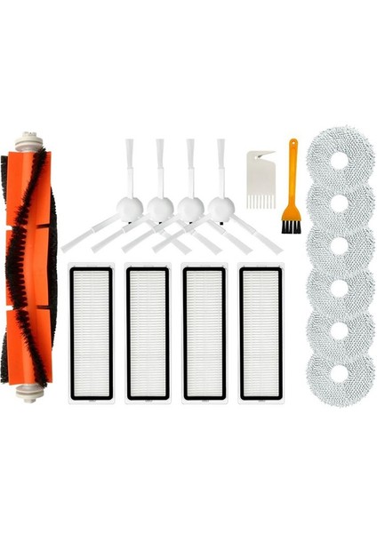 Xiaomi Robot Süpürge Ana Yan Fırça Hepa Filtre Paspas Bezi Bezi (Yurt Dışından)