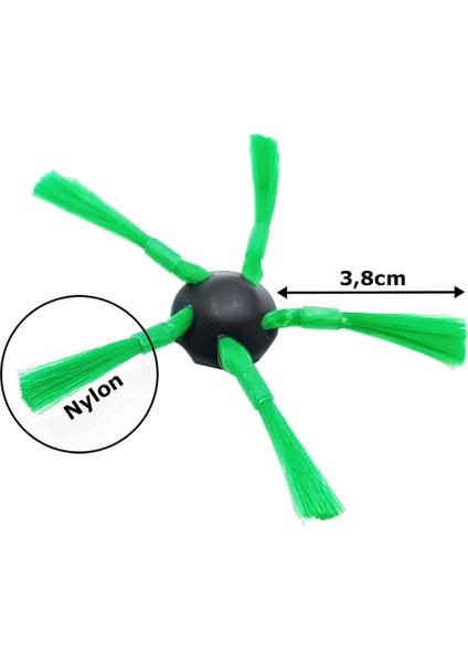 Vorwerk Kobold VR200 Için 6'lı Paket Yan Fırça Yedek Parçaları (Yurt Dışından) fiyatları