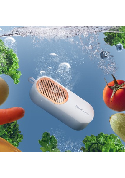 Meyve ve Sebze Yıkama Makinesi Taşınabilir Sebze Temizleyici Ultrasonik Meyve Temizleyici Cihazı Ev Aletleri Beyaz (Yurt Dışından) fiyatları