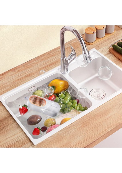 Meyve ve Sebze Yıkama Makinesi Taşınabilir Sebze Temizleyici Ultrasonik Meyve Temizleyici Cihazı Ev Aletleri Beyaz (Yurt Dışından) fırsatları