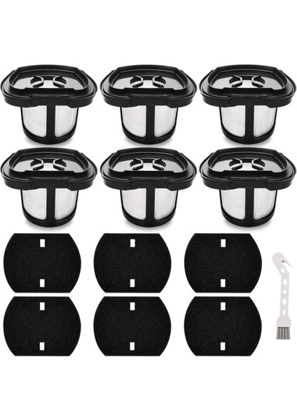 6ste 2284W Bissell Pet Hair Eraser El Vakumu 2284W, 2390A, 2390, 2389 Için Vakum Filtresi Yedeği, Parça 1614212 (Yurt Dışından)