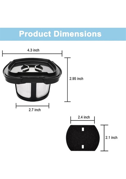 6ste 2284W Bissell Pet Hair Eraser El Vakumu 2284W, 2390A, 2390, 2389 Için Vakum Filtresi Yedeği, Parça 1614212 (Yurt Dışından) indirimleri