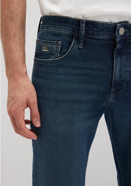 Marcus Lux Black Puslu Koyu Mavi Jean Pantolon 0035189351