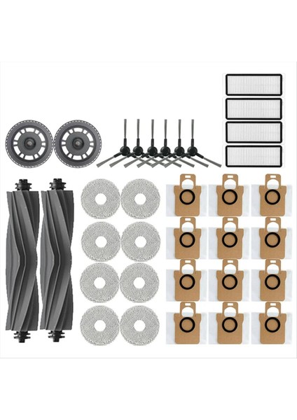 Ana Yan Fırça, Kapak, Filtre, Paspas Bezi, Toz Torbası (Yurt Dışından)
