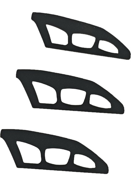 3 Adet Hızlı Makyaj Şablonları, Yeniden Kullanılabilir Göz Turu Göz Farı Şekillendirici Aracı Makyaj Bandı, Kaşlar, Göz Farı (Yurt Dışından)