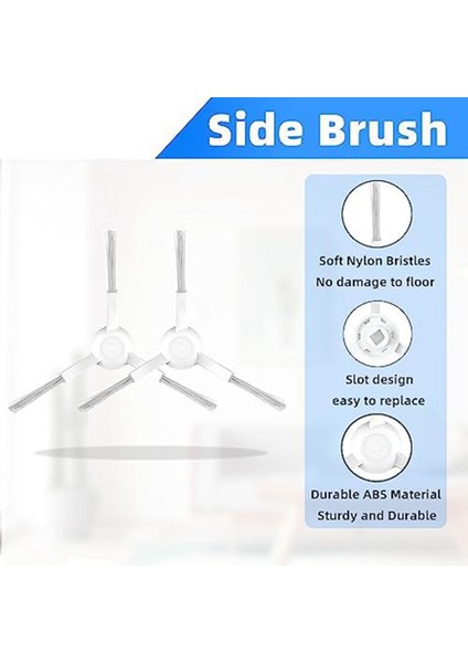 Xiaomi Robot Süpürge S12 ve Vakum Paspas 2s Robot Süpürge Için, Ana Yan Fırçalar Filtreler Paspas Mendilleri (Yurt Dışından) fiyatları