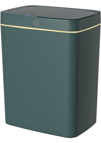Çöp Kutusu Temassız Sensörlü Çöp Kutusu Mutfak ve Banyo Dar Alan Çöp Kutusu Ev Temizlik Malzemeleri Yeşil (Yurt Dışından)