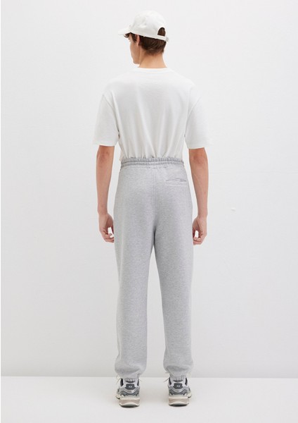 Mavi Logo Baskılı Gri Eşofman Altı 0010207-80018