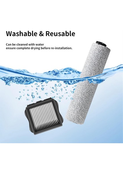 Tineco Ifloor 3/ Floor One S3 Kablosuz Elektrikli Süpürge Fırça Filtreleri Için Silindir Fırça Değişimi ve Filtreler (Yurt Dışından) fiyatları