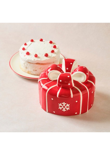 New Year Yılbaşı Candy Twist Kek Fanusu 22 cm fırsatları