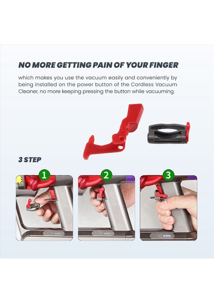 Dyson V11 V10 Elektrikli Süpürge Parçası Için Anahtar Düğmesi ve Tetik Kilidi (Yurt Dışından) fırsatları