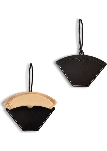 Filtre Kağıdı Saklama Çantası 20 Yaprak Filtre Kağıdı Tutabilir Ev Mutfak Eşyaları Için Deri Kahve Filtre Kağıdı Tutucu (Yurt Dışından) fırsatları