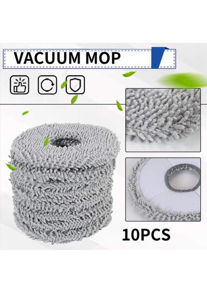 Dreame/xiaomi X10+ Robot Süpürge Için 10'lu Yıkanabilir Paspas Paketi (Yurt Dışından) indirimleri