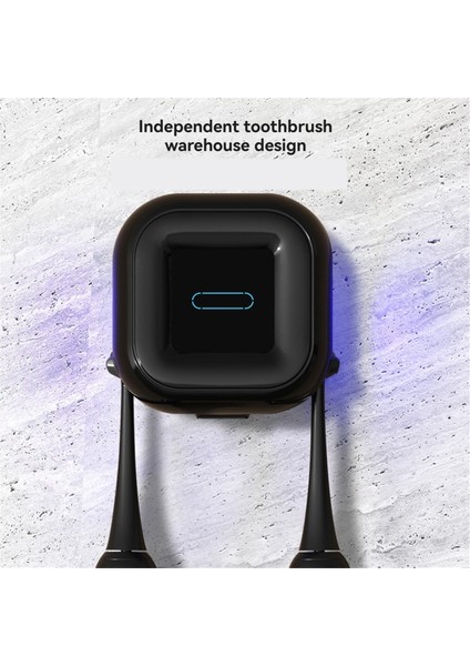 Uv Işıklı Elektrikli Diş Fırçası Sterilizatörü Uv Taşınabilir Mini Diş Fırçası Tutucu Şarj Edilebilir Sterilizatör Duvara Monte A (Yurt Dışından) modelleri