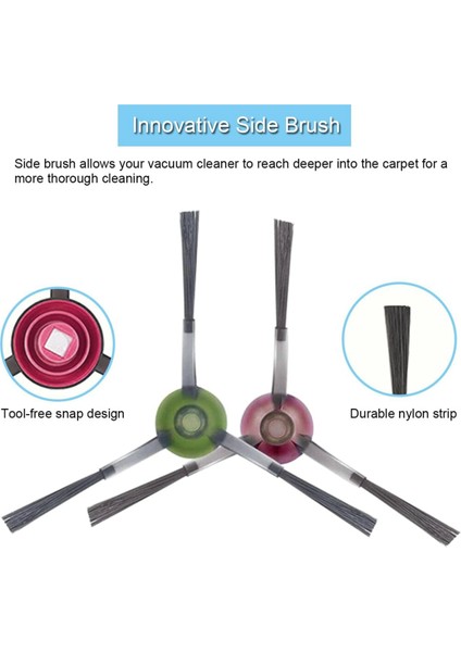 Yedek Parça Takımı Aksesuarları Ecovacs Deebot Ozmo T9 Aıvı T9 Aıvı+ Elektrikli Süpürge Robot2 Ana Fırça/rulo Fırça (Yurt Dışından) modelleri