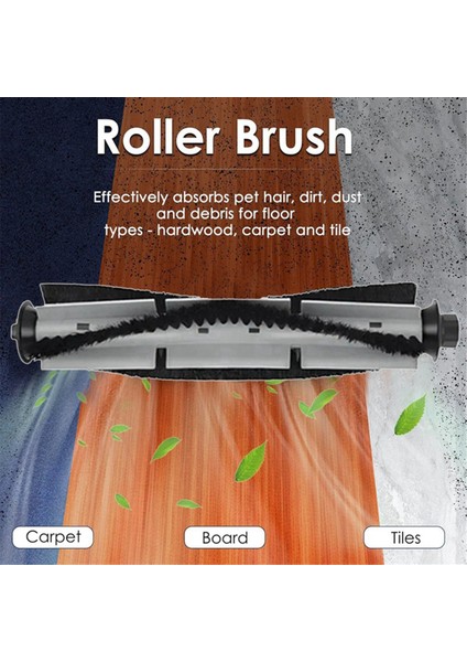 Tama H14/INNOS Innos R7/lihas Lhhas LH90 Süpürme Makinesi Aksesuarları Için 2 Adet Rulo Fırça (Yurt Dışından) modelleri