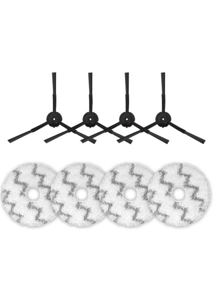 8 Adet Ev Temizlik Yedek Parçalarının Değiştirilmesi Roidmi Eva SDJ06RM Kendi Kendini Temizleyen Boşaltma Robotlu Süpürge (Yurt Dışından)