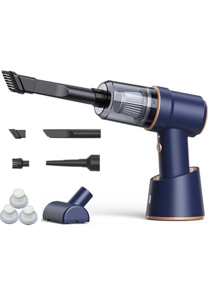 80000PA Araç Süpürgesi Kablosuz Şarjlı Basınçlı Hava El Tipi Yüksek Güç, Ev Ofis Arabası Için Hepa Filtreli -A (Yurt Dışından) fırsatları