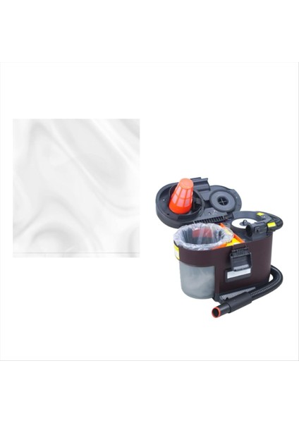 Shark VS100 VS101 VS100C Messmaster Için 100 Adet Vakumlu Pe Düz Torba (Yurt Dışından)