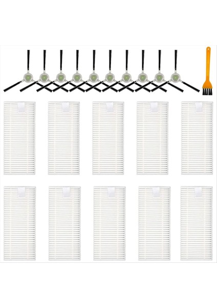 Lefant M210P M210 Için Yan Fırça Hepa Filtre Değişimi (Yurt Dışından)