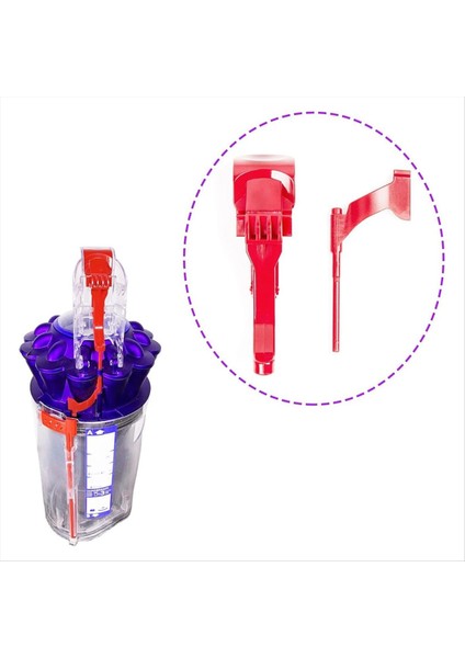Dyson Vakum Siklonu Kırmızı Hazne Düğmesi Serbest Bırakma Klipsleri (Yurt Dışından) fırsatları