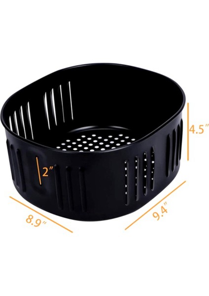 Power Xl Dash Gowise 5.5qt Hava Fritözü ve Tüm Hava Fritöz Fırını, Hava Fritöz Aksesuarları Için Hava Fritöz Yedek Sepeti (Yurt Dışından) fiyatları