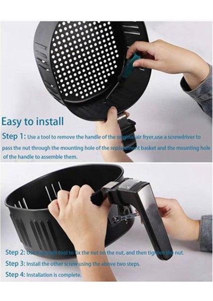 Power Xl Dash Gowise 5.5qt Hava Fritözü ve Tüm Hava Fritöz Fırını, Hava Fritöz Aksesuarları Için Hava Fritöz Yedek Sepeti (Yurt Dışından) modelleri