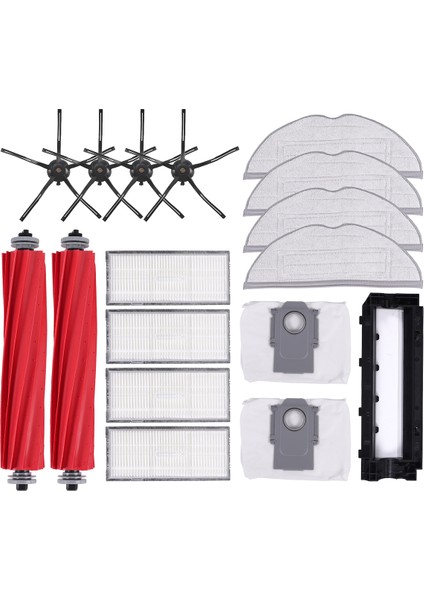 Xiaomi Roborock S7 Maxv / S7 Maxv Plus / S7 Maxv Ultra / G10S/G10S Pro Robot Süpürge Parçaları Için 17 Adet (Yurt Dışından)